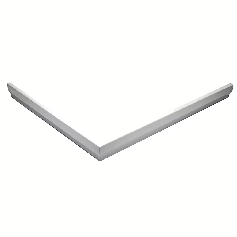 Biały panel akrylowy do brodzika SAT Limnew pro do zabudowy brodzika o wysokości 10 cm