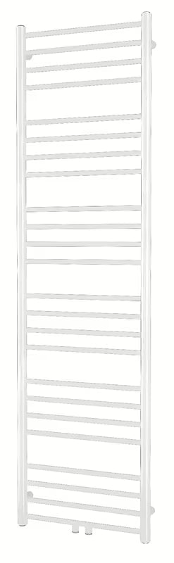 Biały kombinowany grzejnik łazienkowy SAT Paul 50x174 cm z podłączeniem środkowym