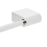 Ścienny uchwyt na ręczniki SAT Project w wykończeniu chrom, z chromowanego aluminium