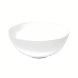 Okrągła biała ceramiczna umywalka nablatowa  SAT Project o szerokości 28 cm