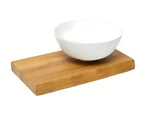 Okrągła biała ceramiczna umywalka nablatowa  SAT Project o szerokości 28 cm