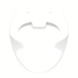 Miska WC Wisząca SAT Project w białym połysku z deską soft Close i z otwartym kołnierzem spłukującym