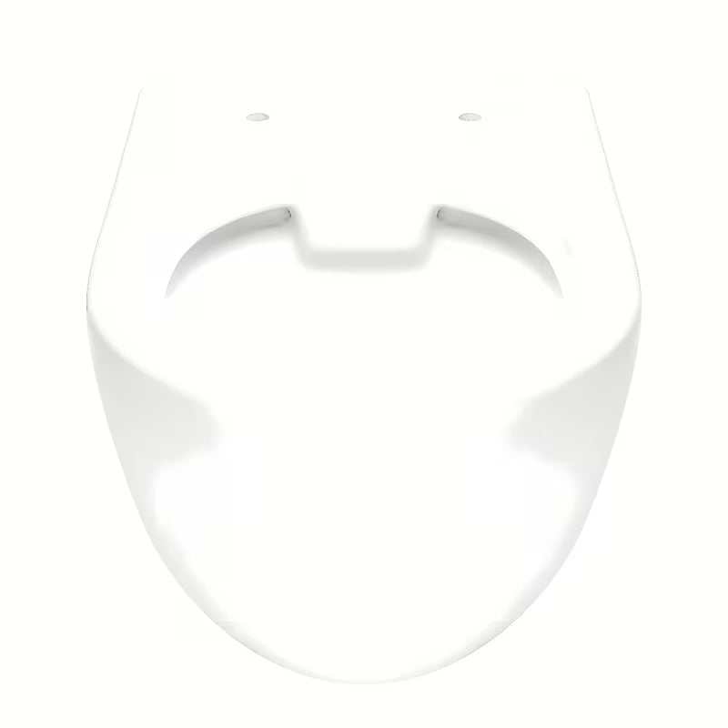 Miska WC Wisząca SAT Project w białym połysku z deską soft Close i z otwartym kołnierzem spłukującym