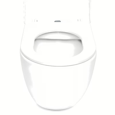 Biała miska WC wisząca SAT z technologią Rimless bez układu spłukującego i deską z soft Close