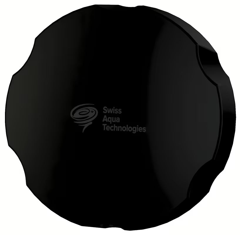 Pokrętło i korek automatu wannowego SAT w kolorze czarny mat