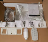 Białe deska myjąca SAT z pilotem, podgrzewaniem i funkcją suszenia ciepłym powietrzem.