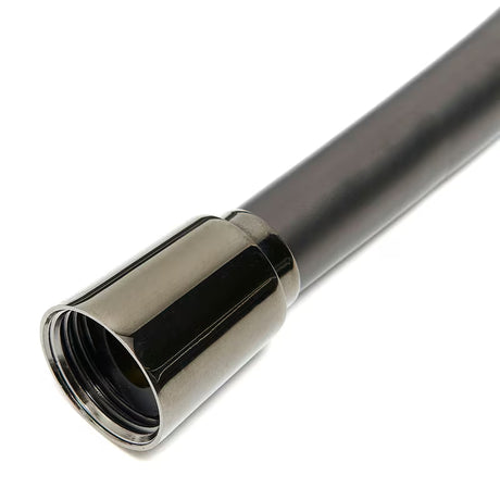 Wąż prysznicowy SAT Dark w matowym wykończeniu PVD Gun Metal o długości 150 cm.