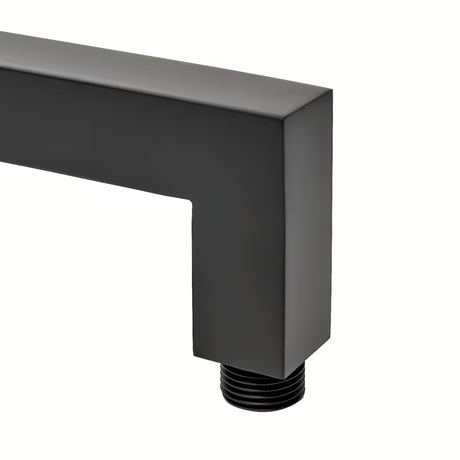 Czarny ramię prysznicowe SAT B-Way z metalu, długość 40 cm, pro nowoczesnej łazienki