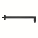Czarny ramię prysznicowe SAT B-Way z metalu, długość 40 cm, pro nowoczesnej łazienki