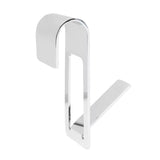 Chromowany metalowy haczyk SAT Chrome pro do zawieszenia na grzejnik łazienkowy z ochronną taśmą 3M