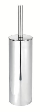 Wolnostojący  SZCZOTKA do Wc SAT w błyszczącym chromie, o okrągłym designie, pro nowoczesnej łazienki
