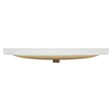 Meblowe ceramiczna umywalka SAT Fusion 100,6x46,3 cm w kolorze biały mat z centralnym otworem na baterię.