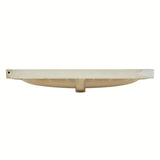 Meblowe ceramiczna umywalka SAT Fusion 100,6x46,3 cm w kolorze biały mat z centralnym otworem na baterię.