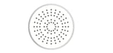System prysznicowy SAT Chrome z baterią termostatyczną, z deszczownicą, słuchawką prysznicową i szklaną półką w wykończeniu chrom/biały.