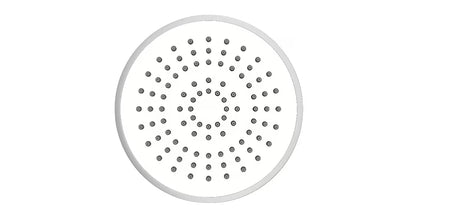 System prysznicowy SAT Chrome z baterią termostatyczną, z deszczownicą, słuchawką prysznicową i szklaną półką w wykończeniu chrom/biały.