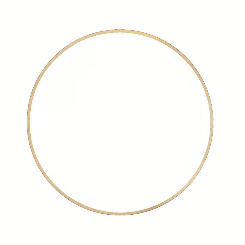 Okrągłe LUSTRO led SAT w złotym kolorze, średnica 60 cm, z sensorem i stopień ochrony IP44.