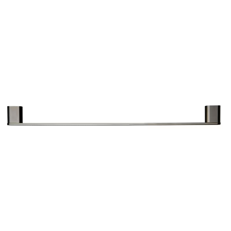 Ścienny uchwyt na ręczniki SAT Simply R w wykończeniu PVD Gun Metal.