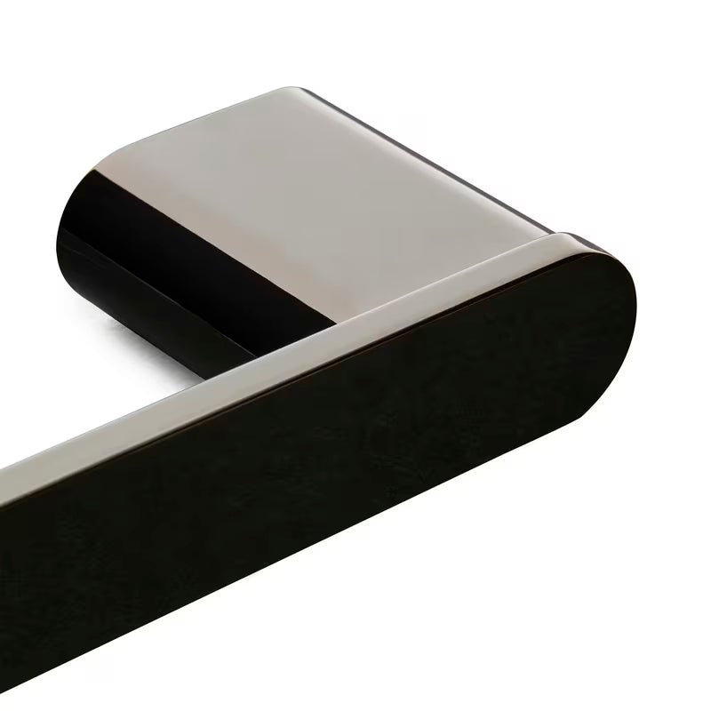 Ścienny uchwyt na ręczniki SAT Simply R w wykończeniu PVD Gun Metal.