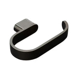 Ścienny uchwyt na papier toaletowy SAT Simply R PVD w wykończeniu gun metal o eleganckim designie.