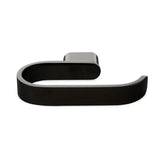 Ścienny uchwyt na papier toaletowy SAT Simply R PVD w wykończeniu gun metal o eleganckim designie.