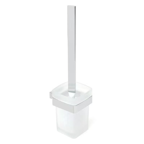 Ścienna SZCZOTKA do Wc SAT Simply S w wykończeniu chrom z mlecznym szkłem