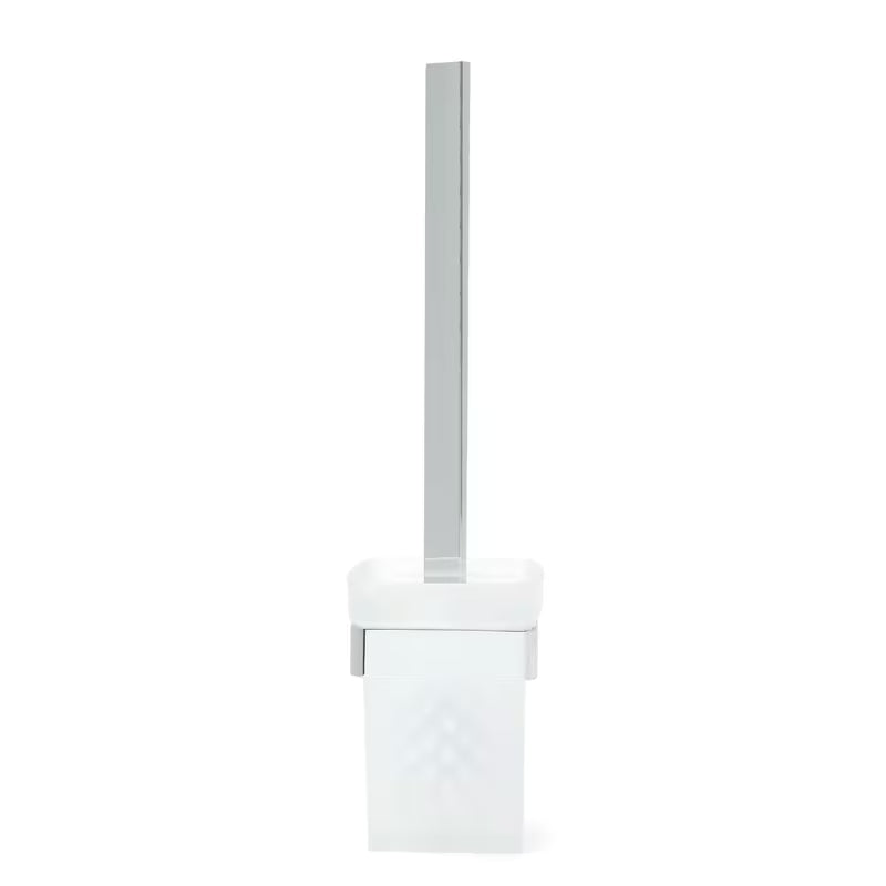 Ścienna SZCZOTKA do Wc SAT Simply S w wykończeniu chrom z mlecznym szkłem