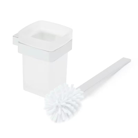 Ścienna SZCZOTKA do Wc SAT Simply S w wykończeniu chrom z mlecznym szkłem