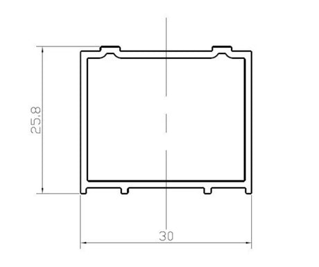 Profil poszerzający SAT SK Chrome pro do wyrównania otworu montażowego i poszerzenia o 25 mm.