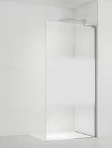 Walk-in ścianka prysznicowa SAT Walk-in 100 cm w chromie, ze szkłem transparentnym i pasem intymnym
