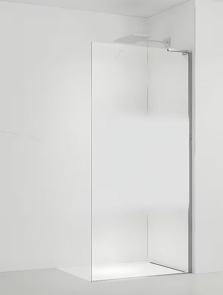 Walk-in ścianka prysznicowa SAT Walk-in 100 cm w chromie, ze szkłem transparentnym i pasem intymnym