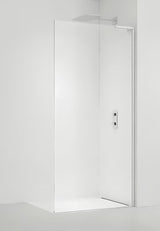 SAT Walk-in ścianka prysznicowa Walk‑in- 100 cm w kolorze białym z przezroczystym szkłem bezpiecznym