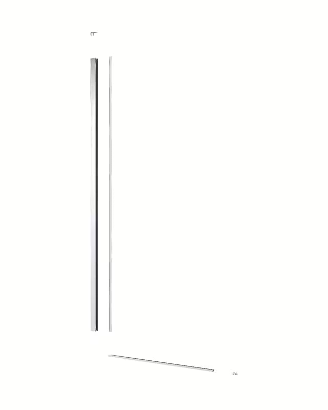 SAT Walk-in ścianka prysznicowa Walk‑in- 110 cm w chromie, ze szkłem transparentnym i pasem intymnym
