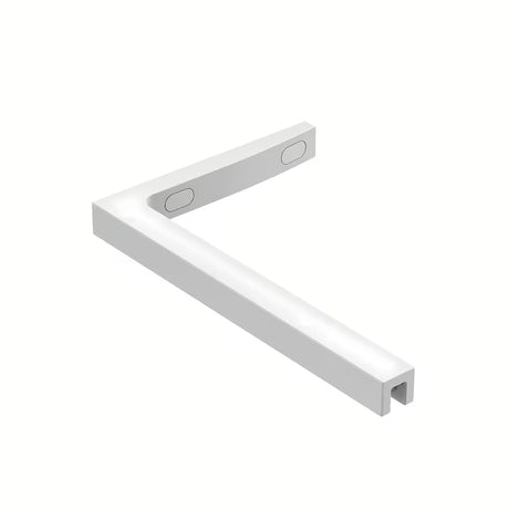 Biała walk-in ścianka prysznicowa SAT Walk-in 110 cm z przezroczystym szkłem bezpiecznym i powłoką EasyClean.