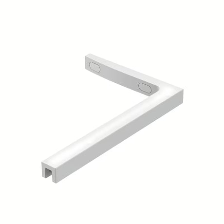 SAT Walk-in ścianka prysznicowa Walk‑in- 60 cm w kolorze białym z przezroczystym szkłem bezpiecznym i powłoką EasyClean