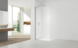 Walk-in parawan nawannowy SAT Walk-in 70 cm w chromie, z przezroczystym szkłem bezpiecznym i powłoką EasyClean