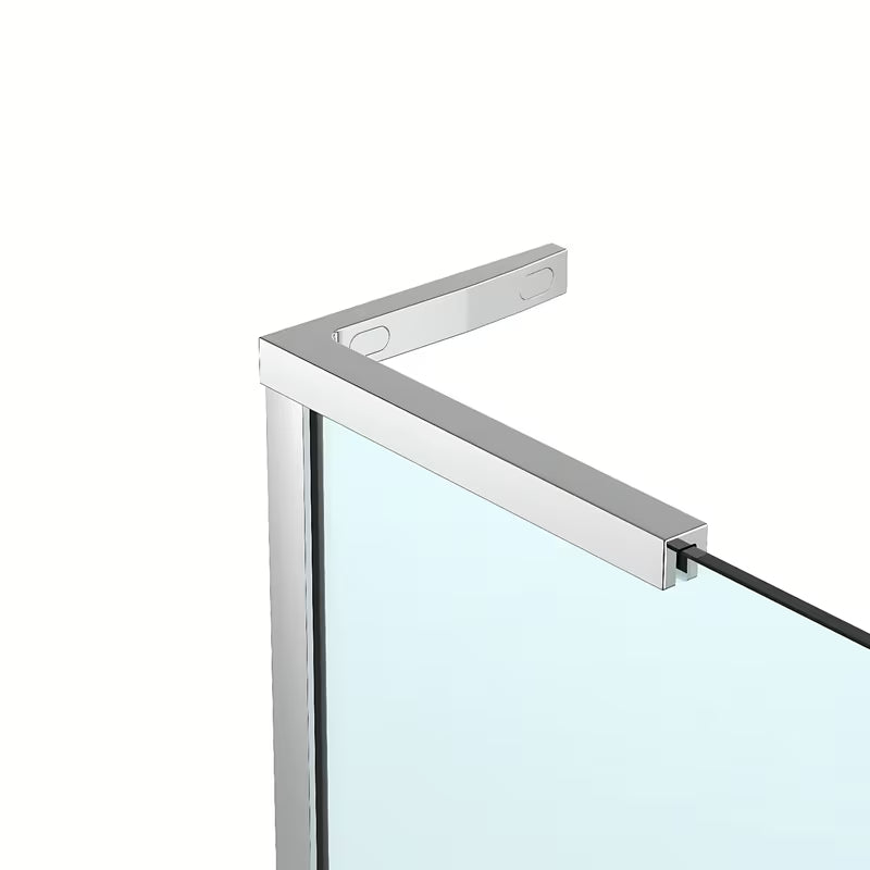 Walk-in parawan nawannowy SAT Walk-in 70 cm w chromie, z przezroczystym szkłem bezpiecznym i powłoką EasyClean