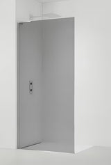 Ścianka prysznicowa SAT Walk-in 80 cm w kolorze chrom z przydymionym szkłem i powłoką EasyClean