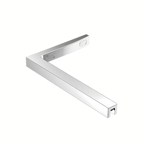 Ścianka prysznicowa Walk‑in- SAT Walk-in 90 cm w wykończeniu chrom z przezroczystym szkłem i powłoką Easy Clean.