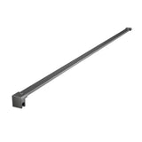 Ramię stabilizujące SAT Walk-In z powłoką PVD w kolorze gun-metal pro walk-in do ścianki prysznicowej.