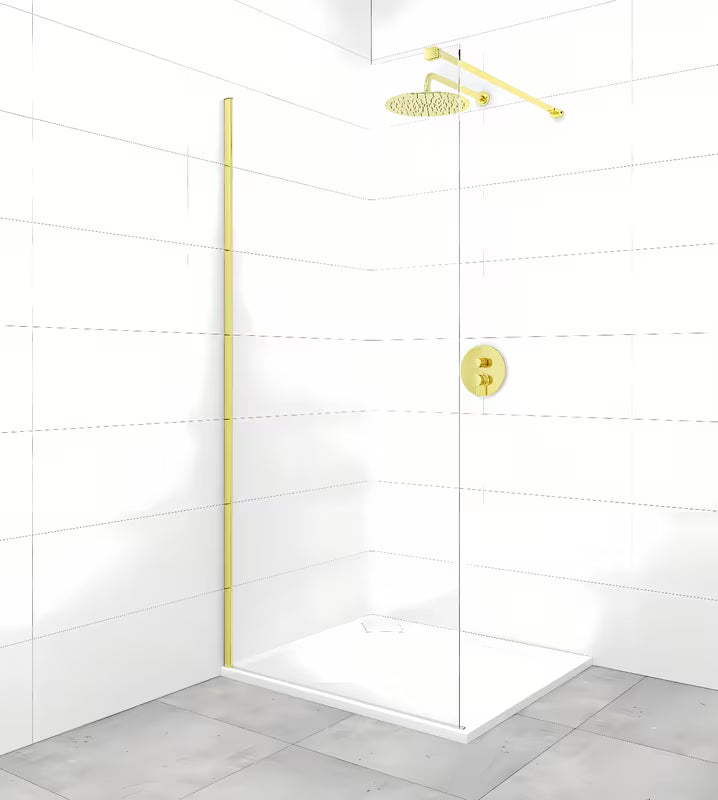 Wspornik stabilizujący pro walk-in do ścianki prysznicowej SAT Walk-In w wykończeniu PVD gun metal