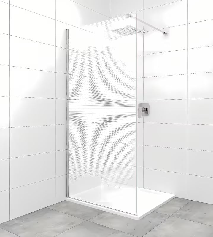 Aluminiowe ramię montażowe SAT Walk-in z przegubami na obu końcach pro stabilizacji walk-in szkła.