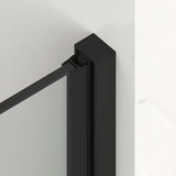 Przesuwne drzwi prysznicowe SAT Xmotion 110 cm w kolorze białym, z przezroczystym szkłem i konstrukcją bezramową.