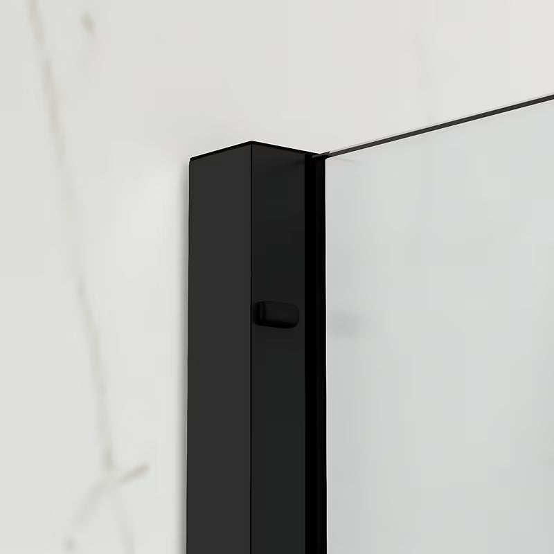 Ścianka prysznicowa Walk‑in- SAT Walk-In Xmotion 110x90 cm w kolorze czarnym z przezroczystym szkłem