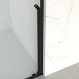 Ścianka prysznicowa Walk‑in- SAT Walk-In Xmotion 110x90 cm w kolorze czarnym z przezroczystym szkłem