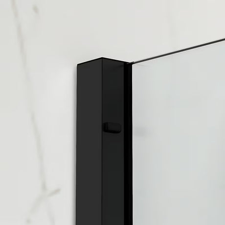 Kabina prysznicowa prostokątna SAT Xmotion 120x80 cm w czarnym wykończeniu, z przezroczystym szkłem i przesuwną ścianką