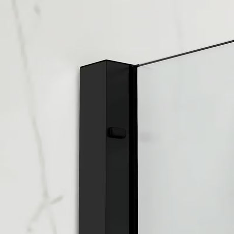 Kabina prysznicowa SAT Xmotion 120x90 cm w czarnym wykończeniu, z przezroczystym szkłem i systemem przesuwnym