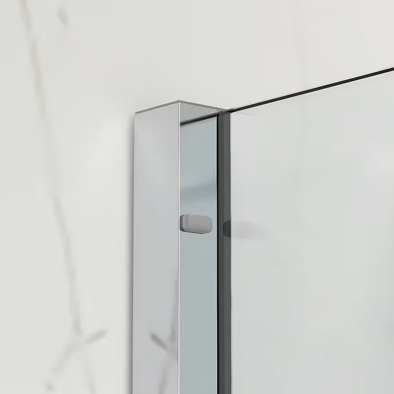 Kabina prysznicowa SAT Xmotion 140x80 cm z przezroczystym szkłem i wykończeniem w błyszczącym chromie