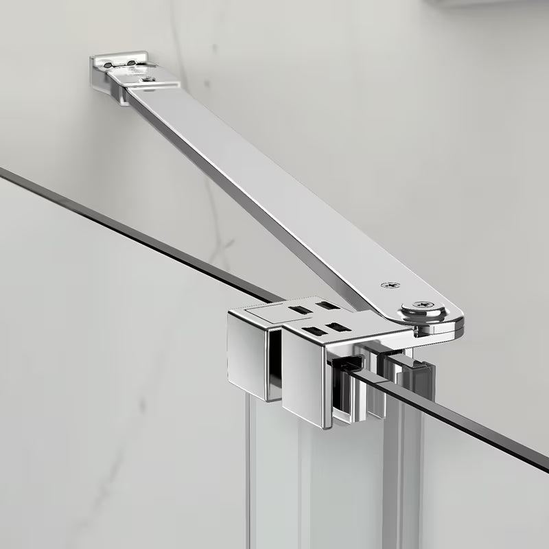 Kabina prysznicowa SAT Xmotion 140x80 cm z przezroczystym szkłem i wykończeniem w błyszczącym chromie