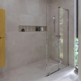 Parawan prysznicowy SAT Walk-In Xmotion Walk-In 100 cm w błyszczącym chromie, ze szkłem transparentnym