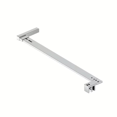 Ścianka prysznicowa Walk‑in- SAT Walk-In Xmotion 120 cm w błyszczącym chromie, z przezroczystym szkłem i powłoką Easy Clean.